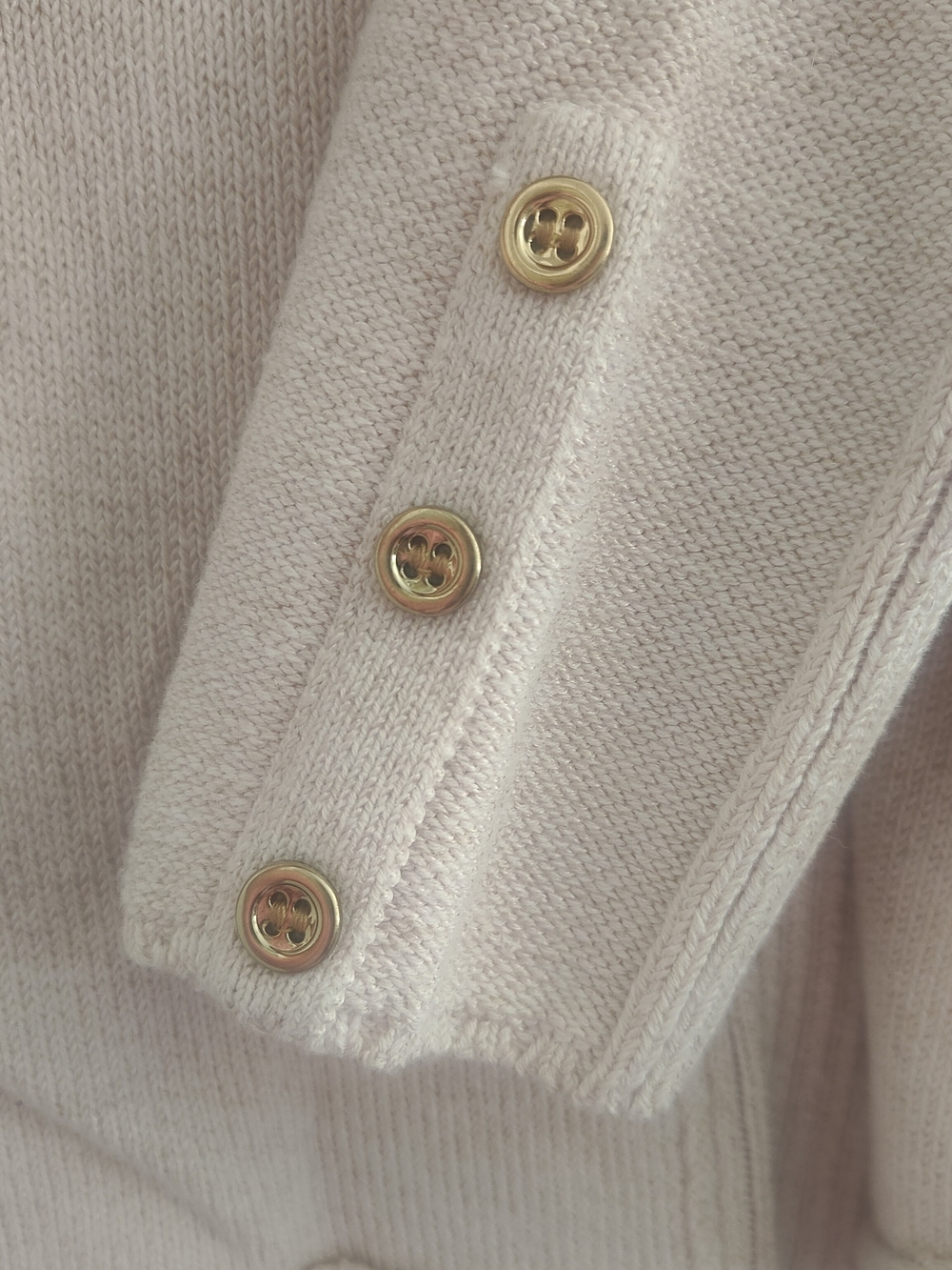 Cache Light Cream Open-Front Draped Cardigan - Picture 4 of 5
